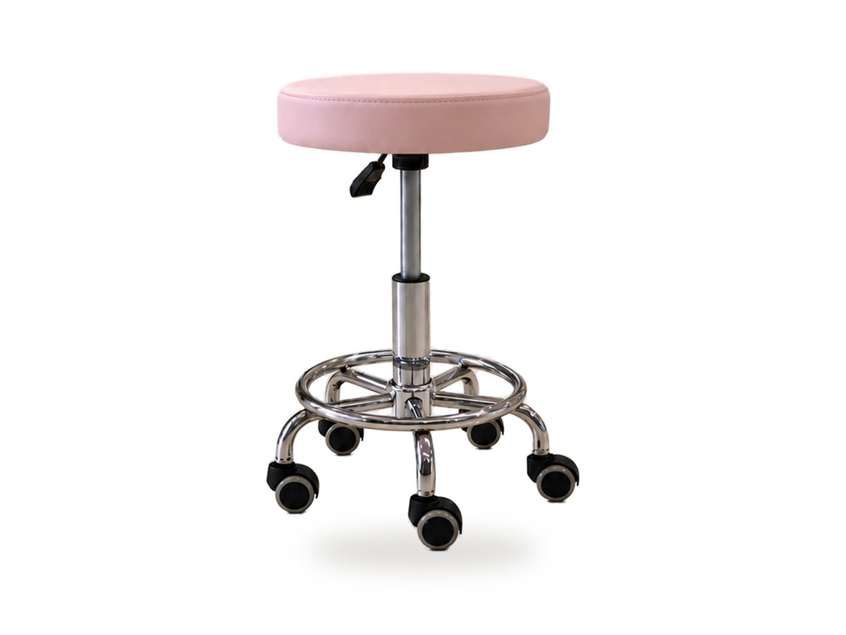 Round Salon Stool 207, Gas Lift